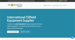 Desktop Screenshot of flowtechenergy.com